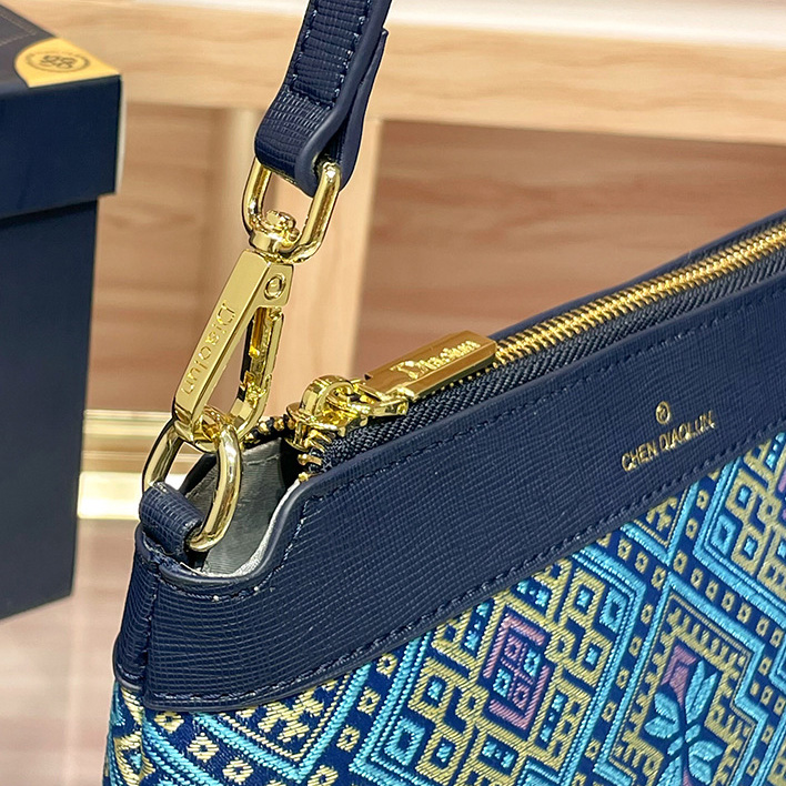 Mini Size Boho Embroidery Handmade Brocade Patter Shoulder Bag
