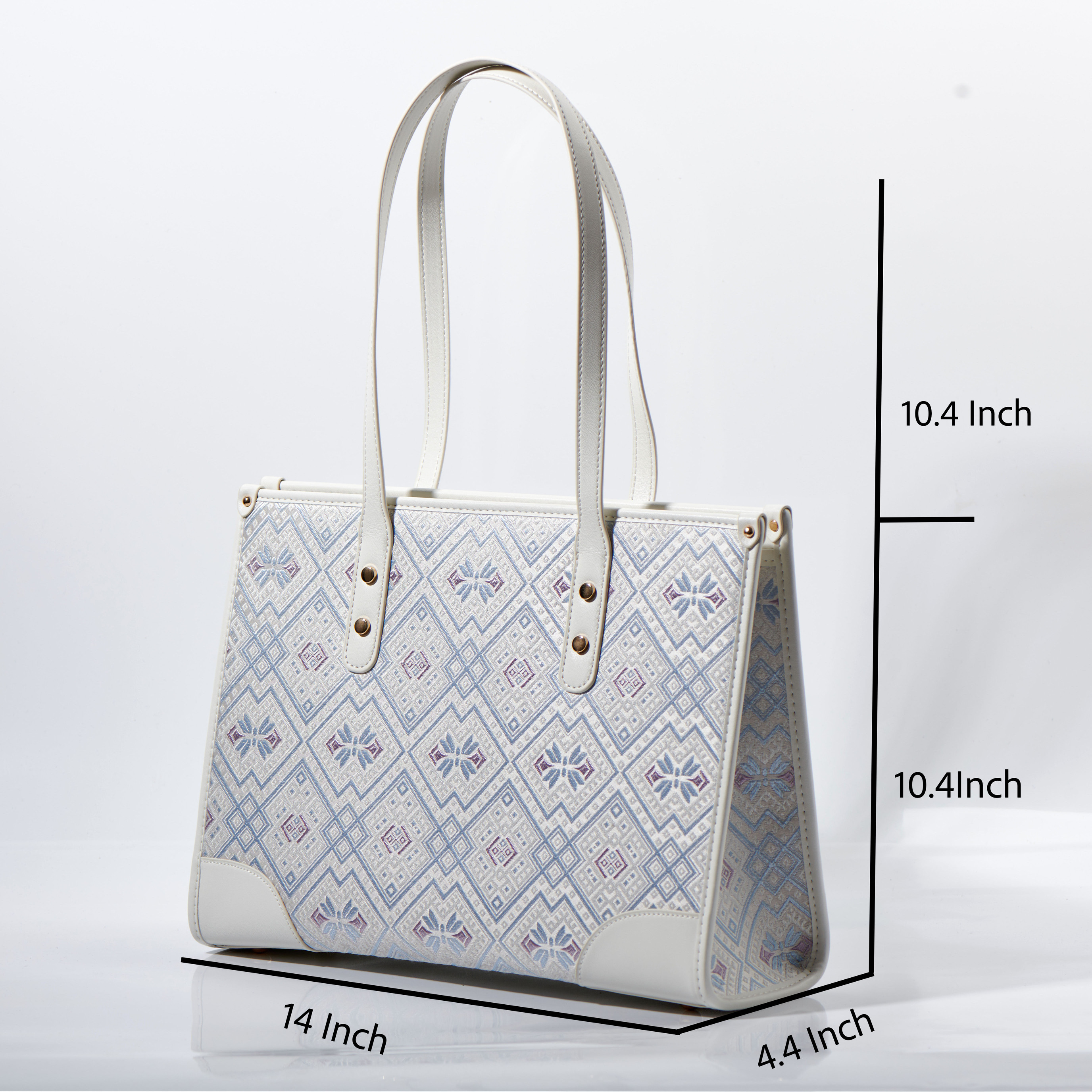  Fashion Embroidery Large Size Handmade Brocade Pattern Fashion Daily Tote Bag