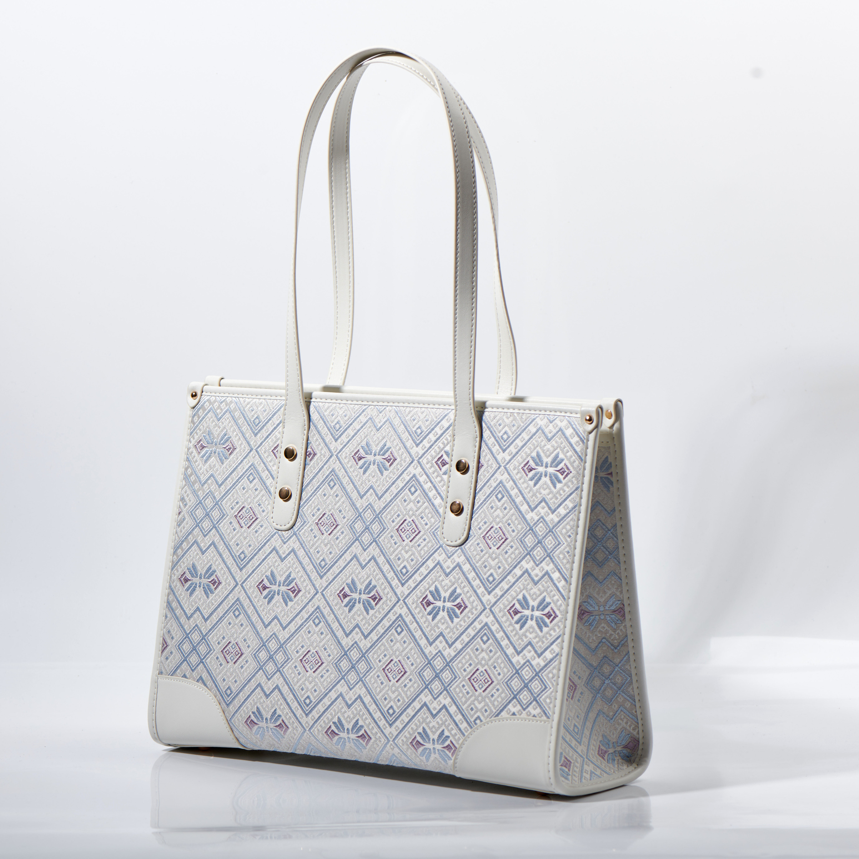  Fashion Embroidery Large Size Handmade Brocade Pattern Fashion Daily Tote Bag