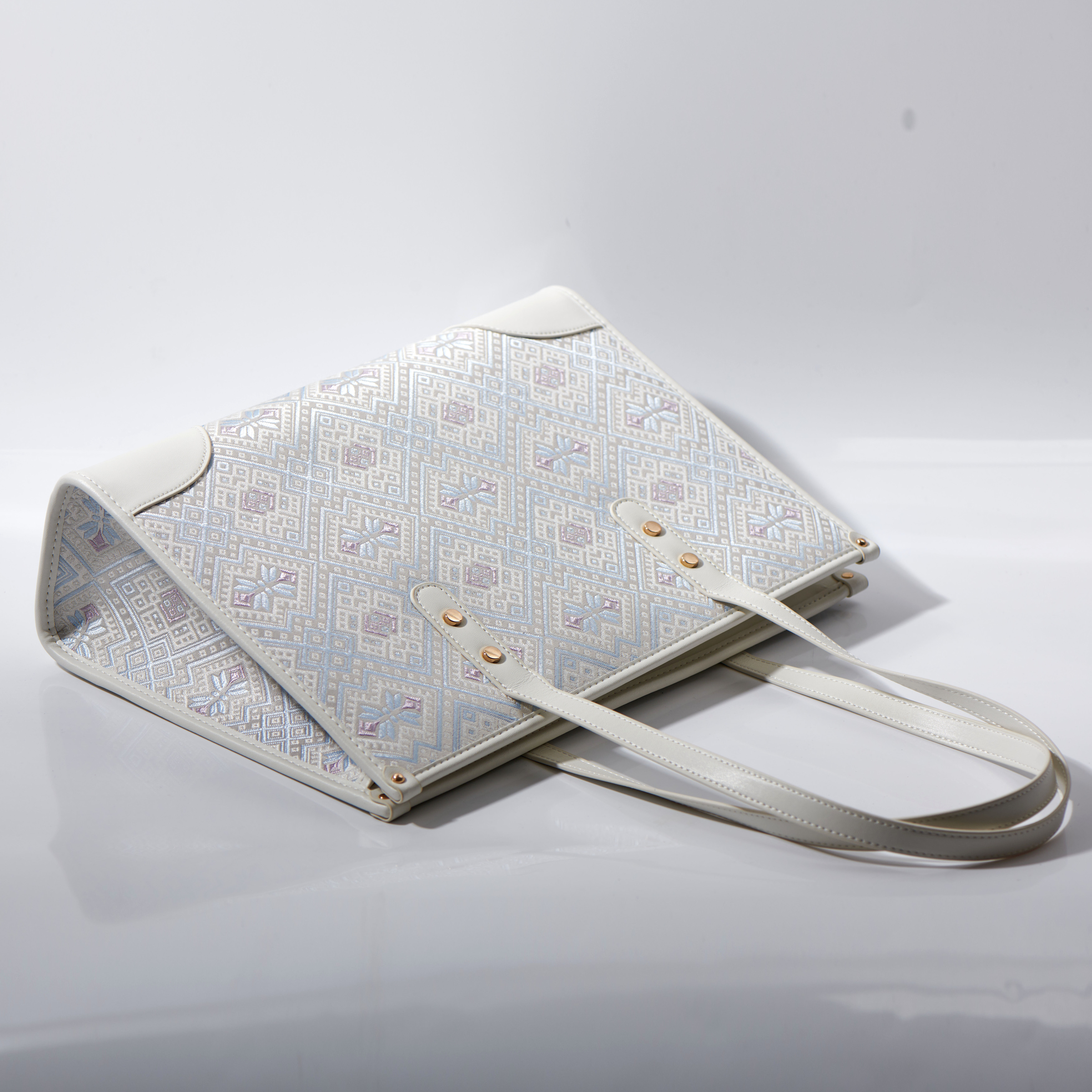  Fashion Embroidery Large Size Handmade Brocade Pattern Fashion Daily Tote Bag