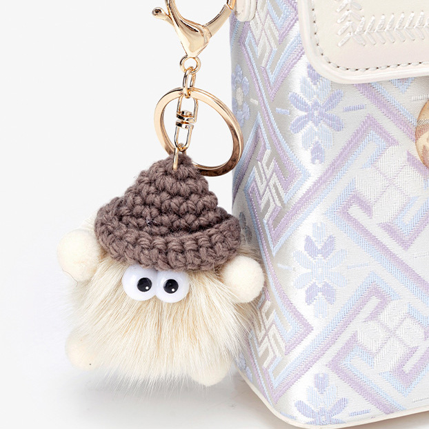 Cute Mini Size Handmade Brocade Pattern Daily Crossbody Bag