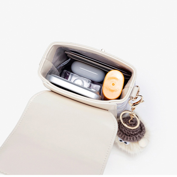 Cute Mini Size Handmade Brocade Pattern Daily Crossbody Bag