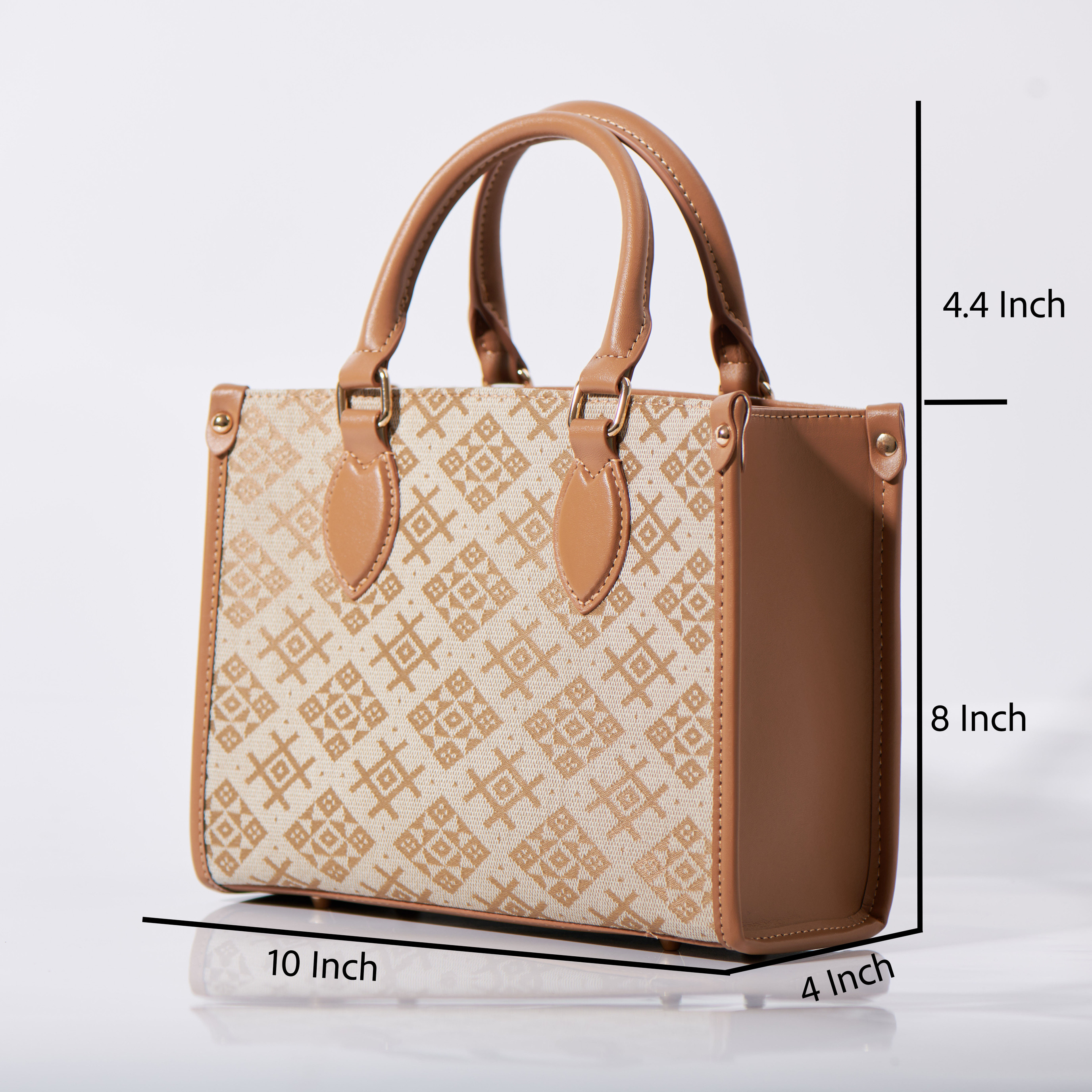 Boho Medium Size Large Capacity Embroidery Handwoven Zhuang Pattern Handag