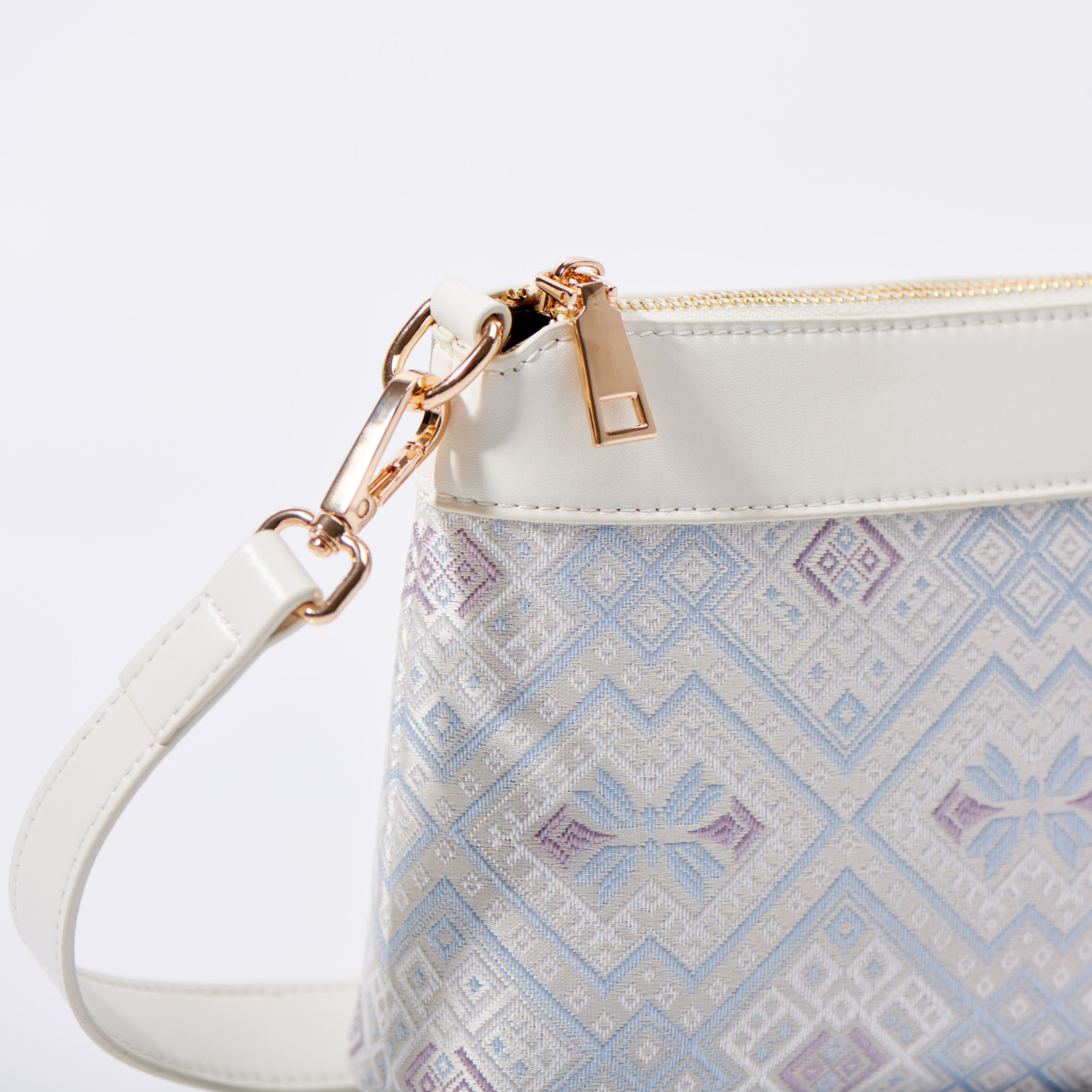 Ancient Embroidery Small Size Cute Handmade Brocade Patter Shoulder Bag