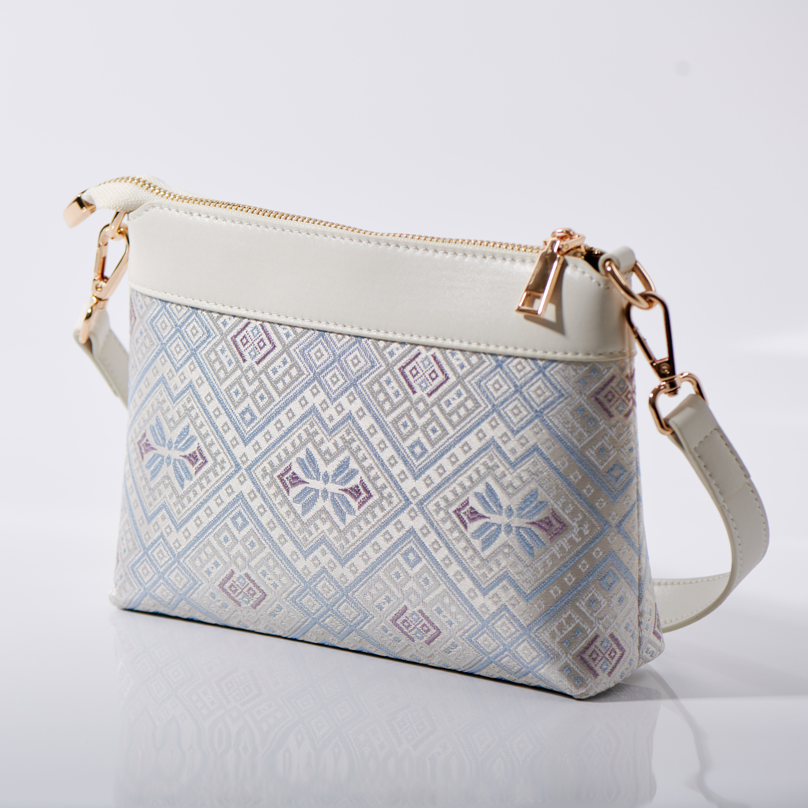 Ancient Embroidery Small Size Cute Handmade Brocade Patter Shoulder Bag