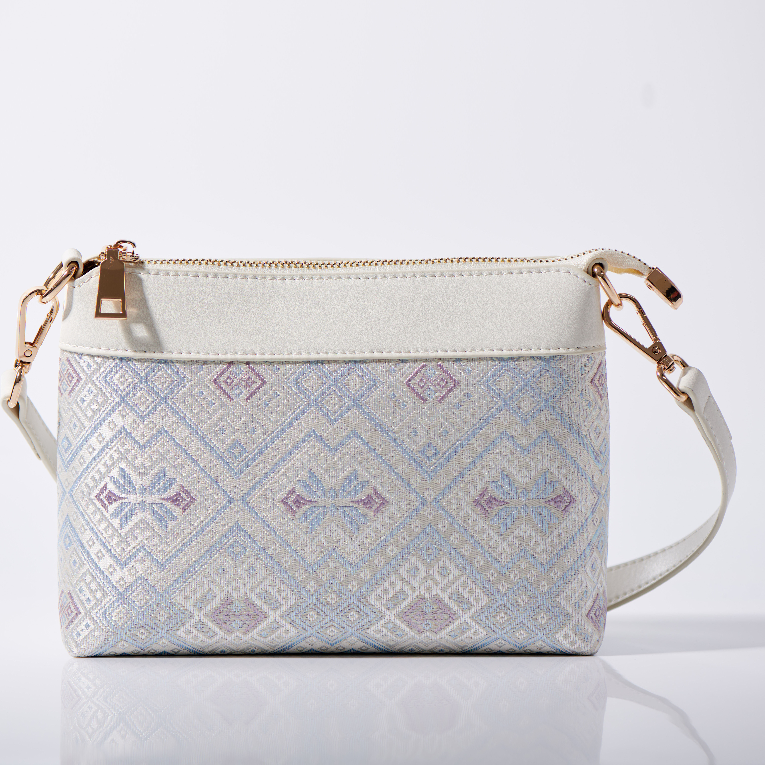 Ancient Embroidery Small Size Cute Handmade Brocade Patter Shoulder Bag