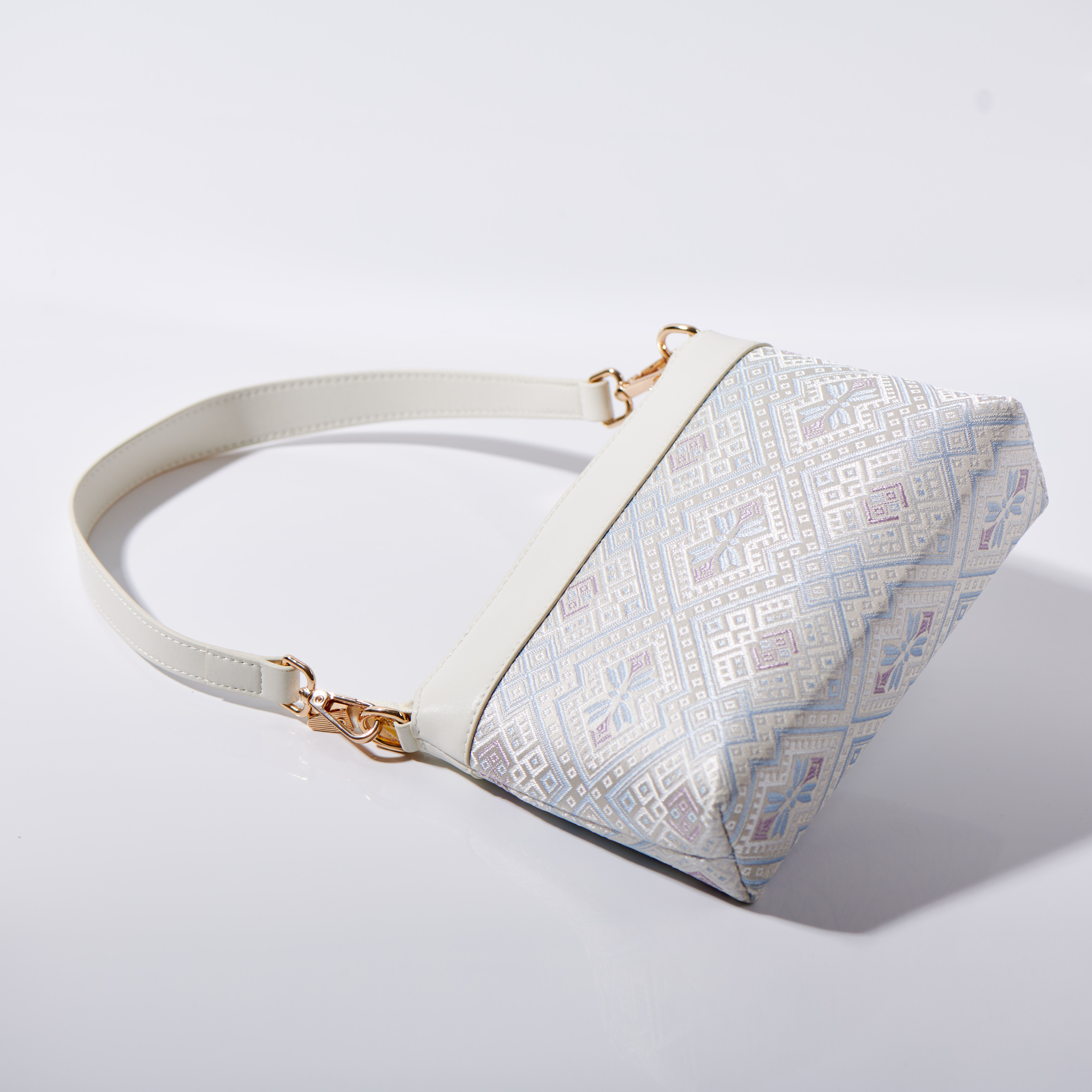 Ancient Embroidery Small Size Cute Handmade Brocade Patter Shoulder Bag