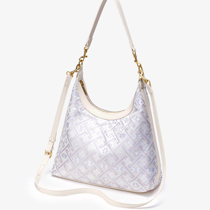 Embroidery Large Size Handmade Brocade Patter Shoulder Bag