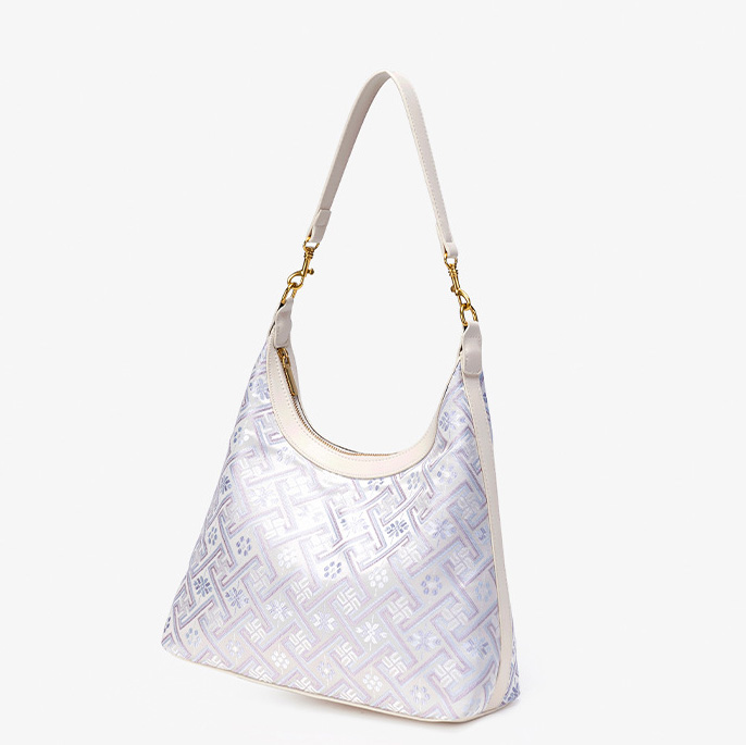 Embroidery Large Size Handmade Brocade Patter Shoulder Bag