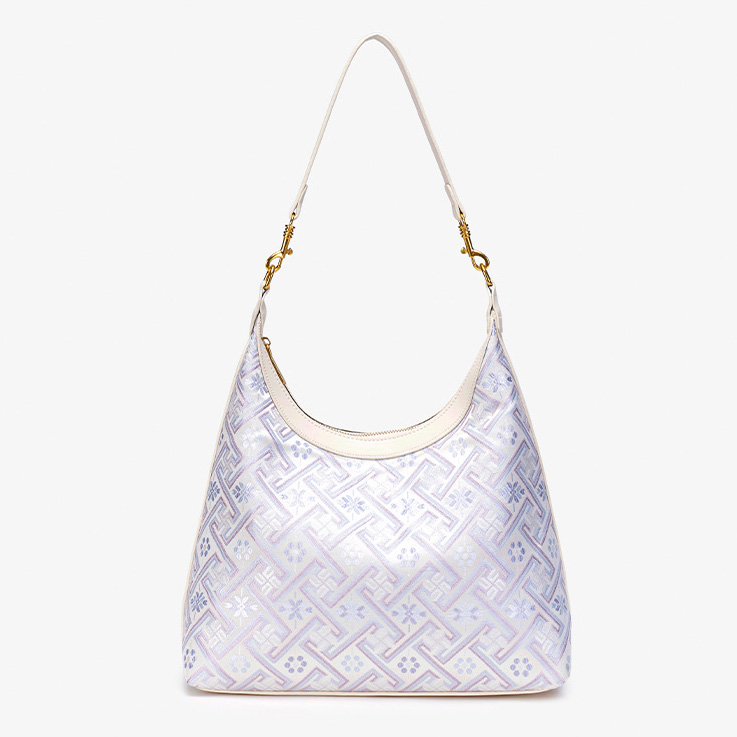 Embroidery Large Size Handmade Brocade Patter Shoulder Bag