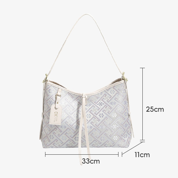 Fashion Embroidery Large Size Handmade Brocade Patter Shoulder Bag