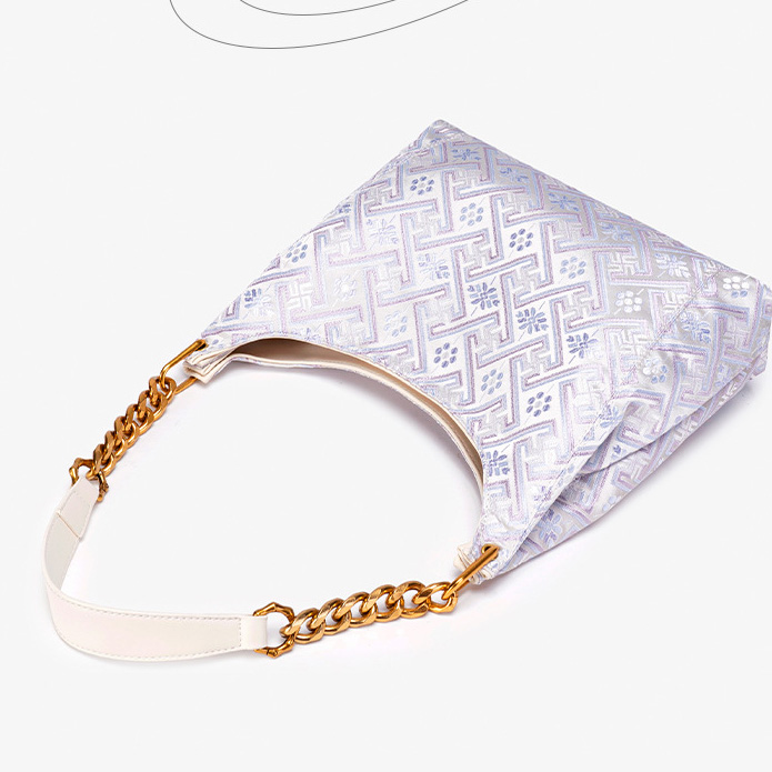 Fashion Embroidery Large Size Handmade Brocade Patter Shoulder Bag