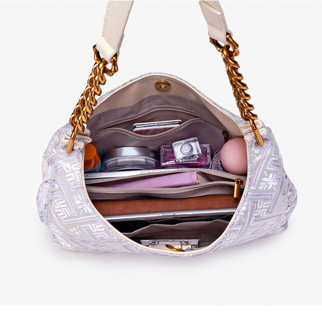 Fashion Embroidery Large Size Handmade Brocade Patter Shoulder Bag