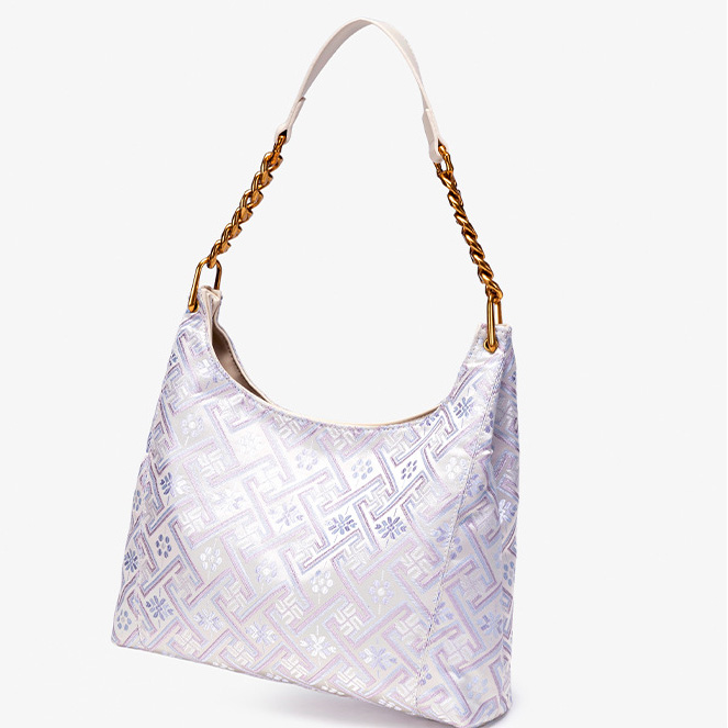 Fashion Embroidery Large Size Handmade Brocade Patter Shoulder Bag