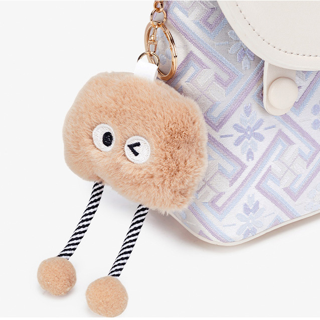Brocade Pattern Cute Mini Size Handmade Daily Crossbody Bag