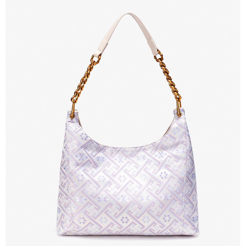 Fashion Embroidery Large Size Handmade Brocade Patter Shoulder Bag
