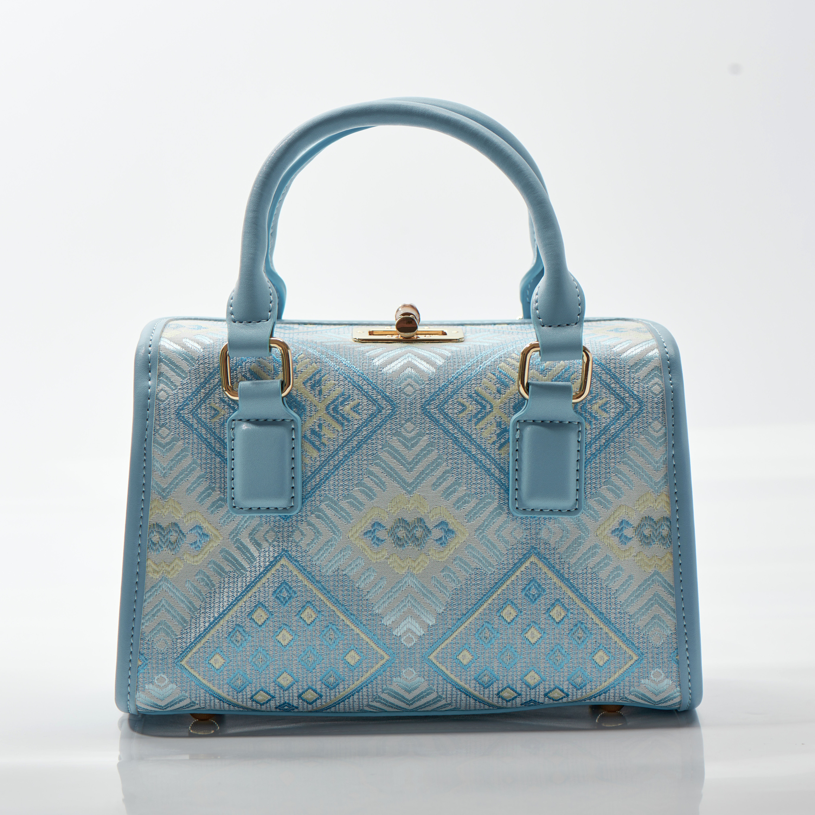 Medium Size Boho Embroidery Fanshion Handmade Brocade Pattern Handbag