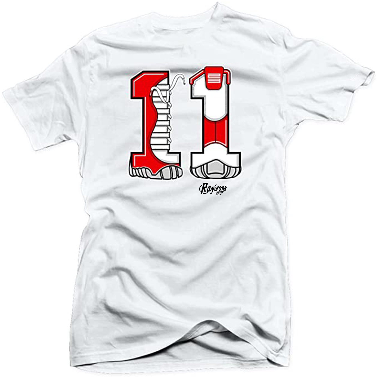 Rayirons 11 Tee-Shirt Match Jordan 11 Cherry - 3 Colors