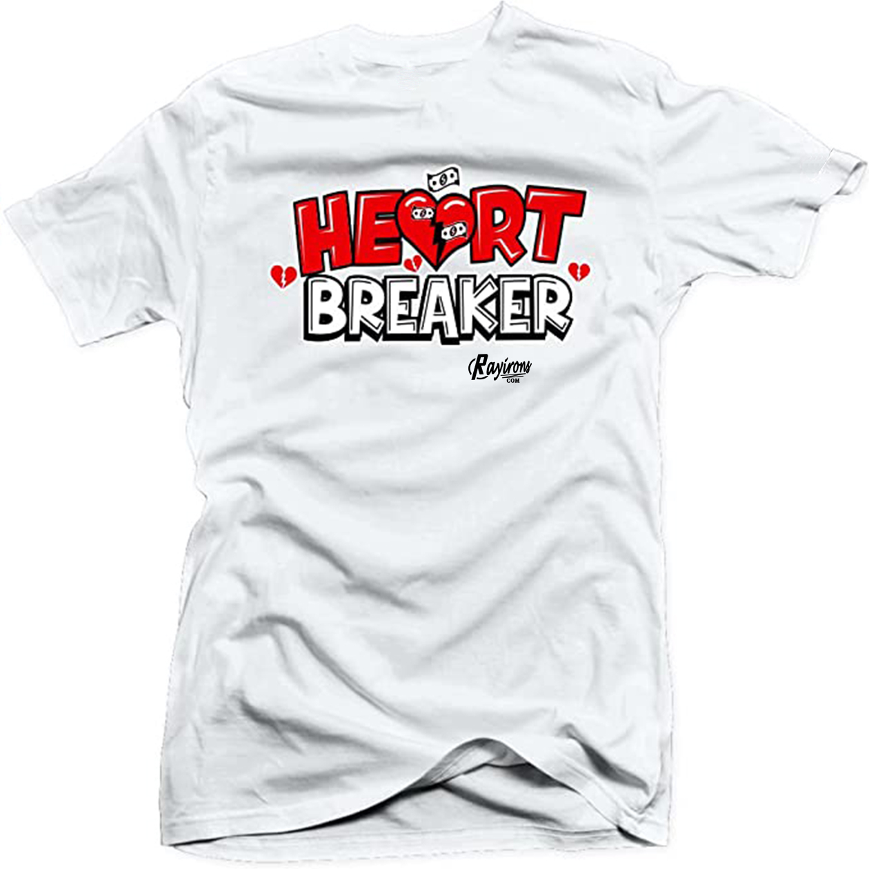 Heart Breaker Tee-Shirt Match Jordan 11 Cherry - 3 Colors