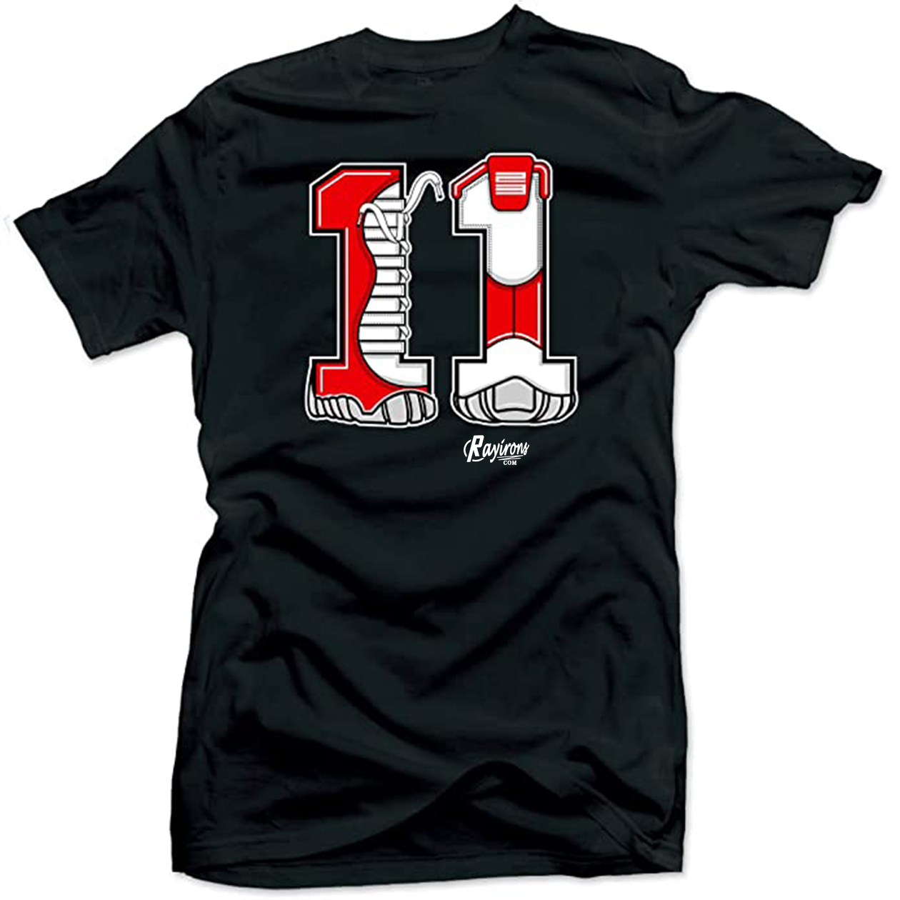 Rayirons 11 Tee-Shirt Match Jordan 11 Cherry - 3 Colors