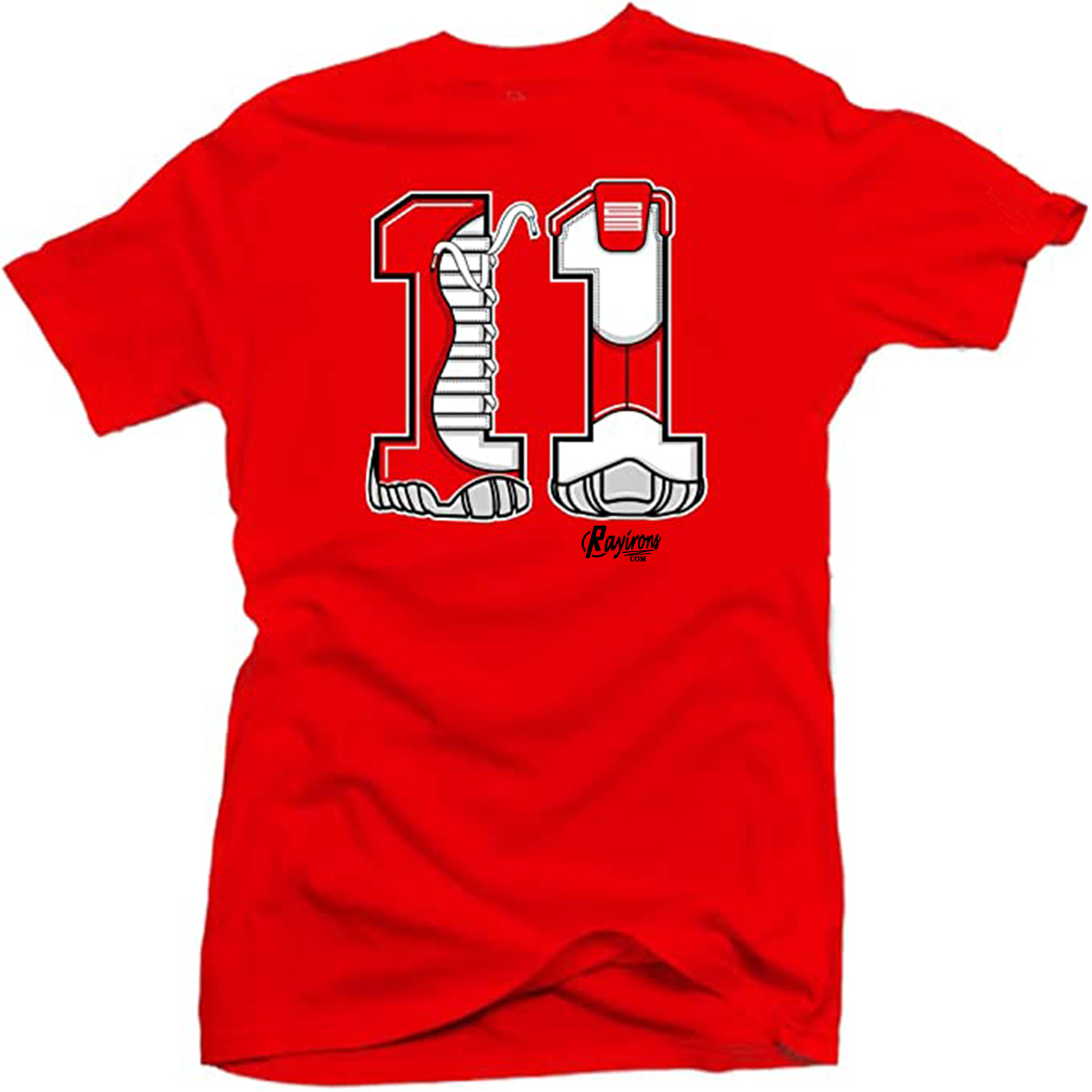 Rayirons 11 Tee-Shirt Match Jordan 11 Cherry - 3 Colors