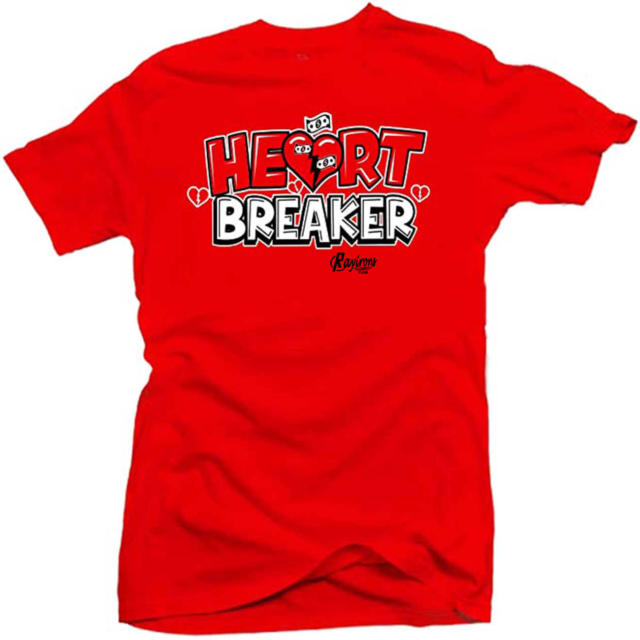 Heart Breaker Tee-Shirt Match Jordan 11 Cherry - 3 Colors
