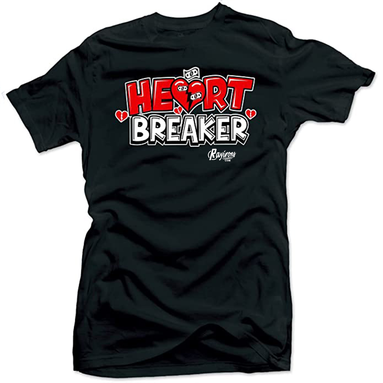Heart Breaker Tee-Shirt Match Jordan 11 Cherry - 3 Colors