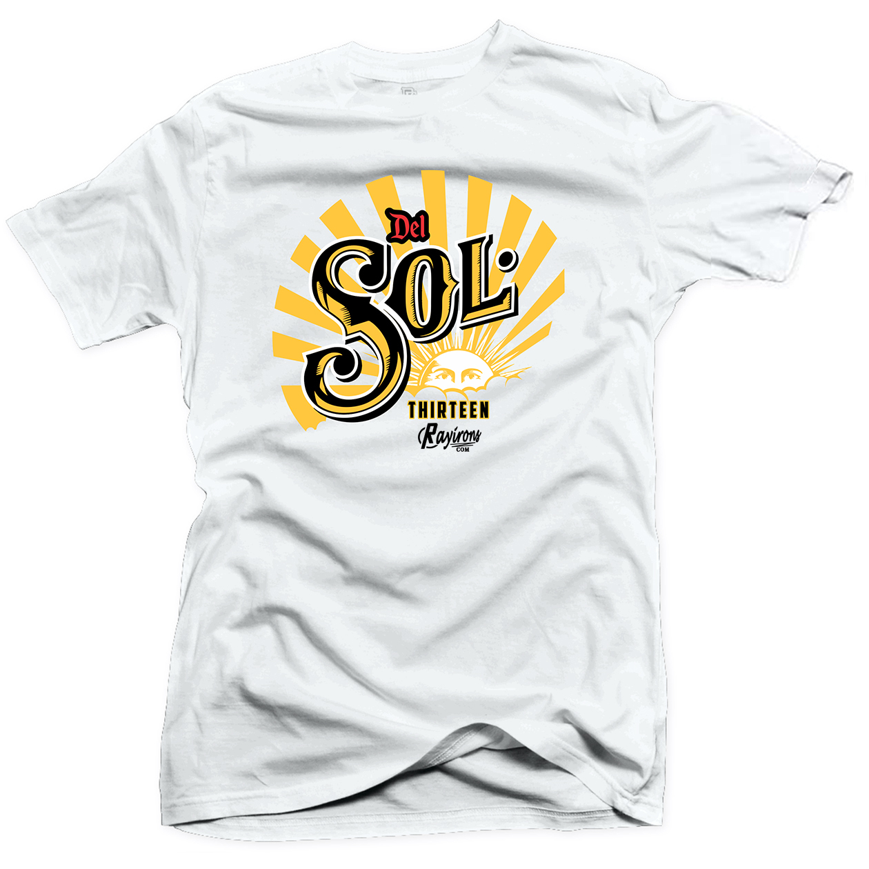 Del Sol Thirteen Tee-Shirt Match Jordan 13 Del Sol Sneaker - 3 Colors