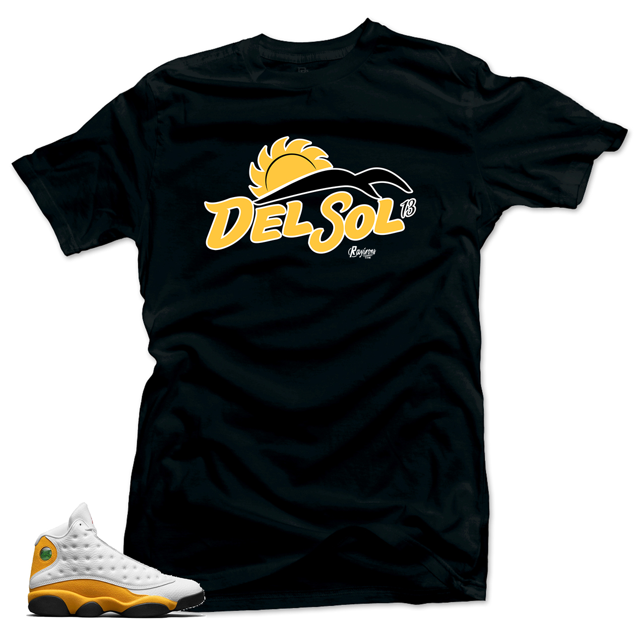 Rayirons Del Sol Tee-Shirt Match Jordan 13 Del Sol Sneaker - 3 Colors