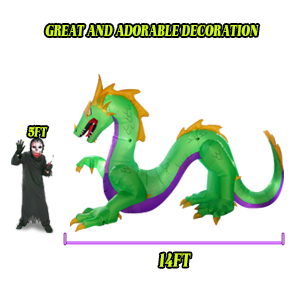 Halloween Inflatables Huge Dragon