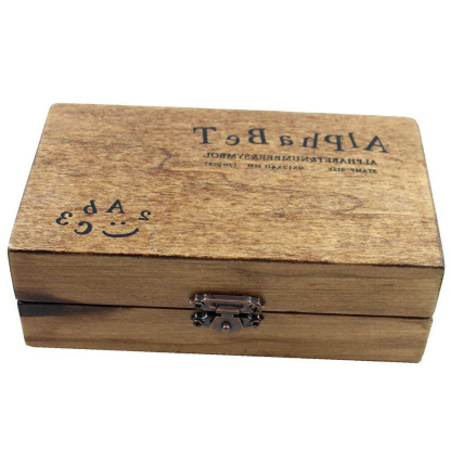 70 Piece Alphanumeric Signs Vintage DIY Craft Cards to Make Wood Rubber Stamps