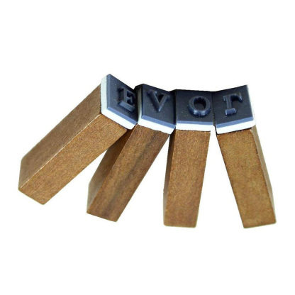 70 Piece Alphanumeric Signs Vintage DIY Craft Cards to Make Wood Rubber Stamps