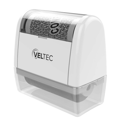 Identity Protection Address Blocker Anti-Theft Roller 3 Piece Refill White