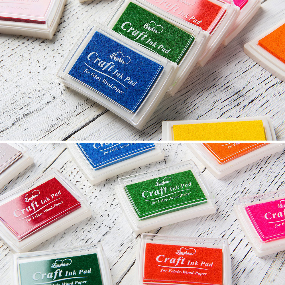 Stamp Partners DIY 15 Color Craft Ink Pads Pack of 15