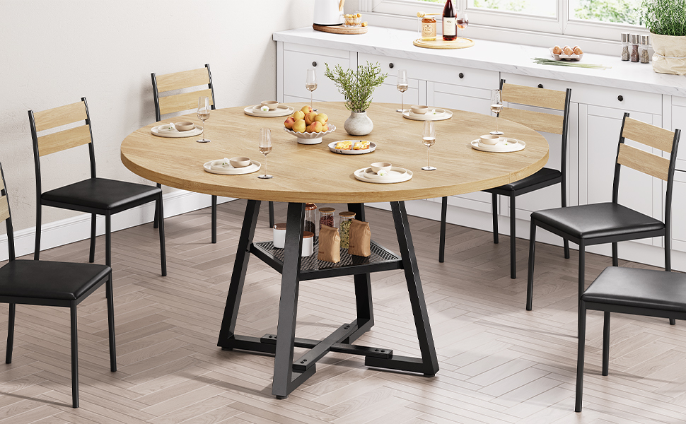 round dining table