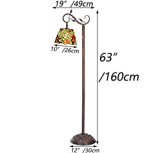 Bieye grape reading floor lamp