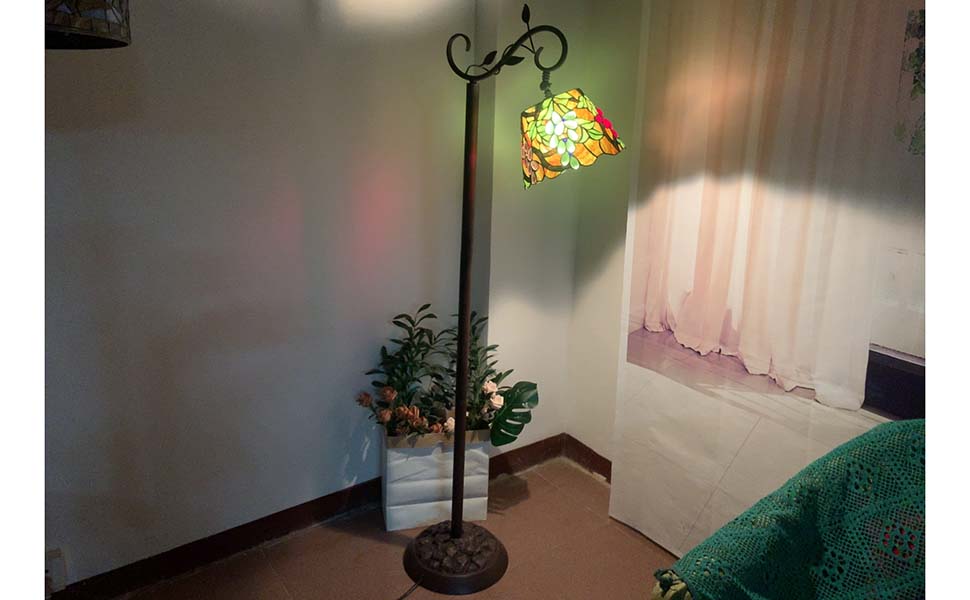 Bieye grape reading floor lamp