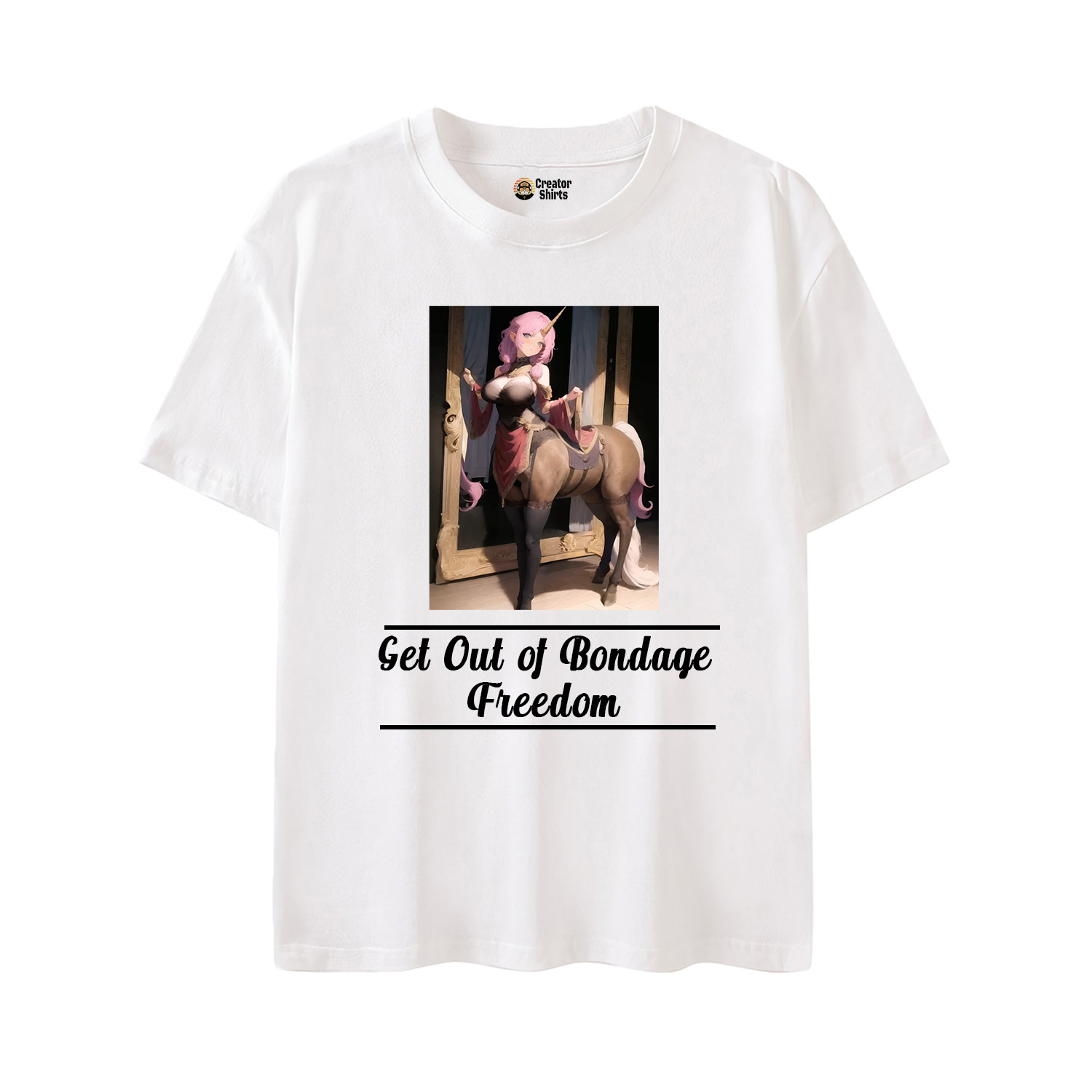 Get Out of Bondage Freedom T-Shirt White