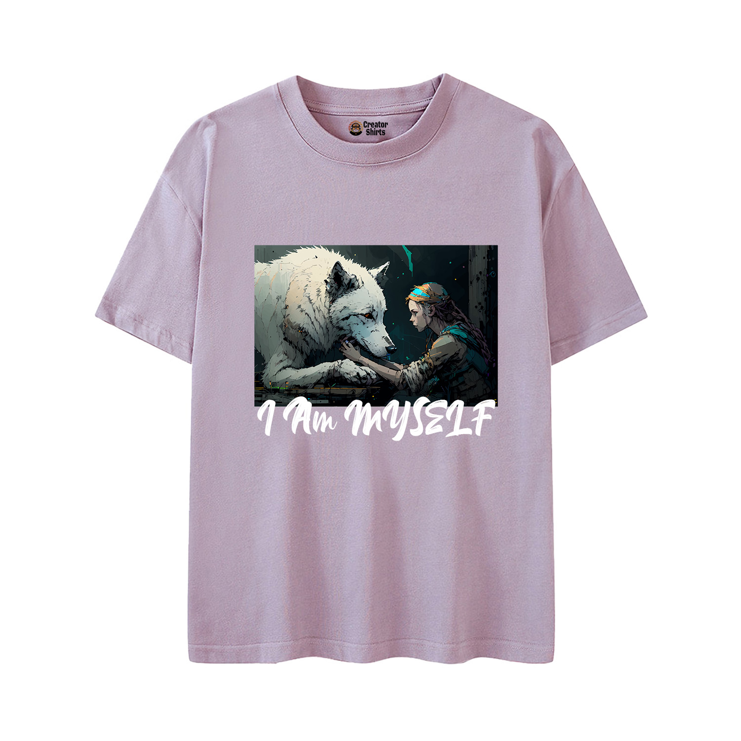 I Am Myself T-Shirt Purple