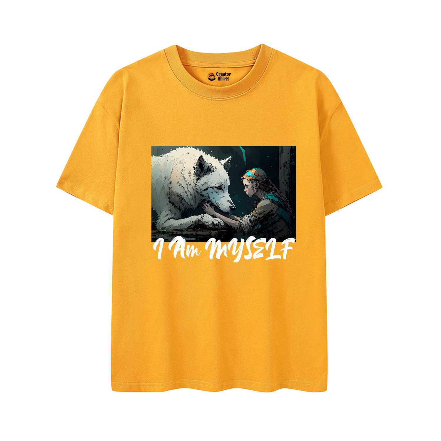 I Am Myself T-Shirt Yellow