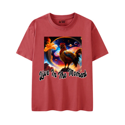 Live In The Moment T-Shirt Red