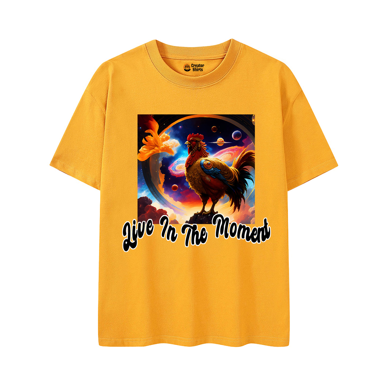 Live In The Moment T-Shirt Yellow