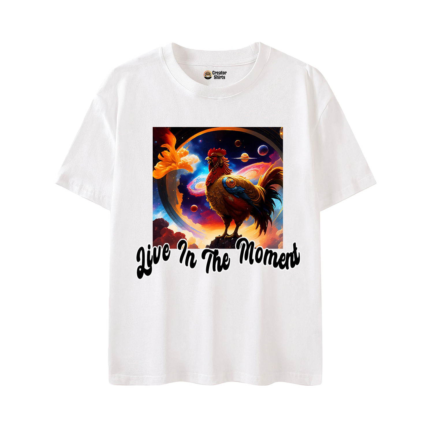 Live In The Moment T-Shirt White