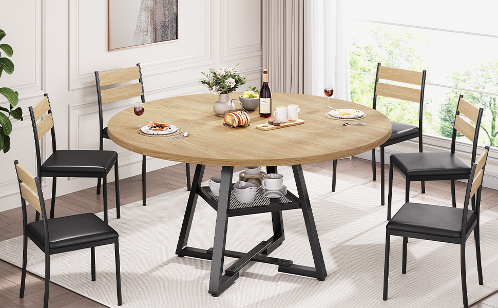 round dining table