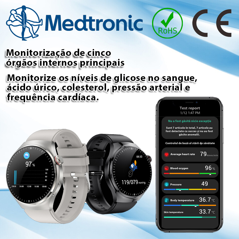 Relógio Medtronic Laser Smart Treatment (exame de corpo inteiro)