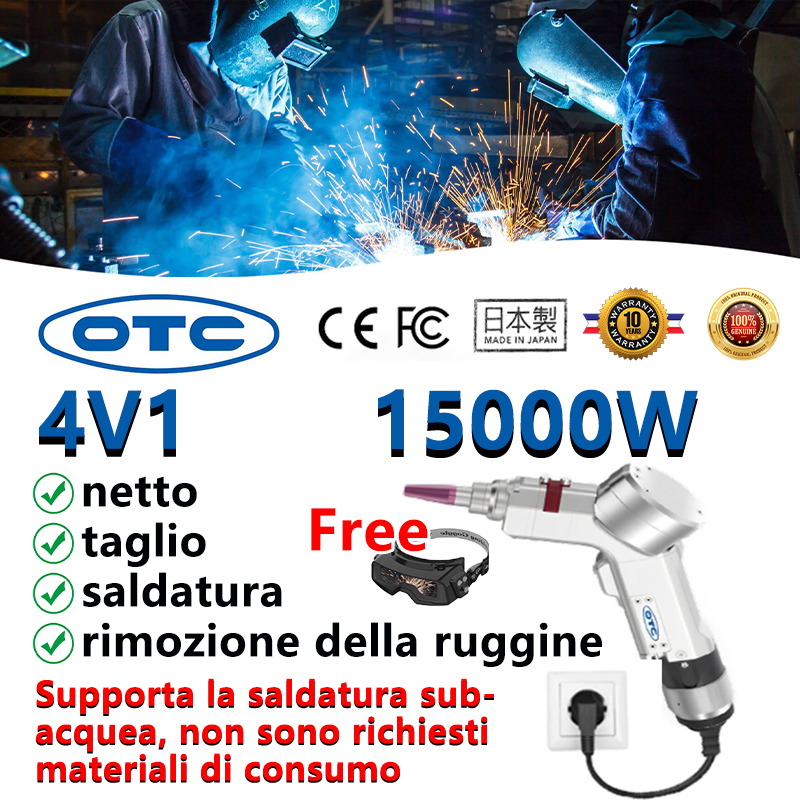 [Prezzo esclusivo per gli utenti Facebook] Pistola per saldatura laser OTC 4 in 1