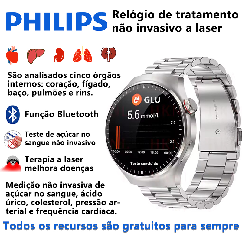Relógio Philips Laser Smart Treatment (exame de corpo inteiro)