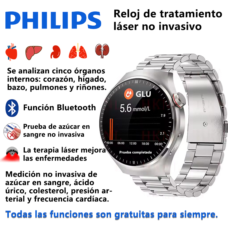 Reloj de tratamiento inteligente con láser Philips (escaneo de cuerpo completo)