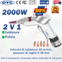 [Pistola per saldatura laser OTC] due in uno: 2000 W + saldatura + pulizia (velocità di saldatura fino a 10 m/min)