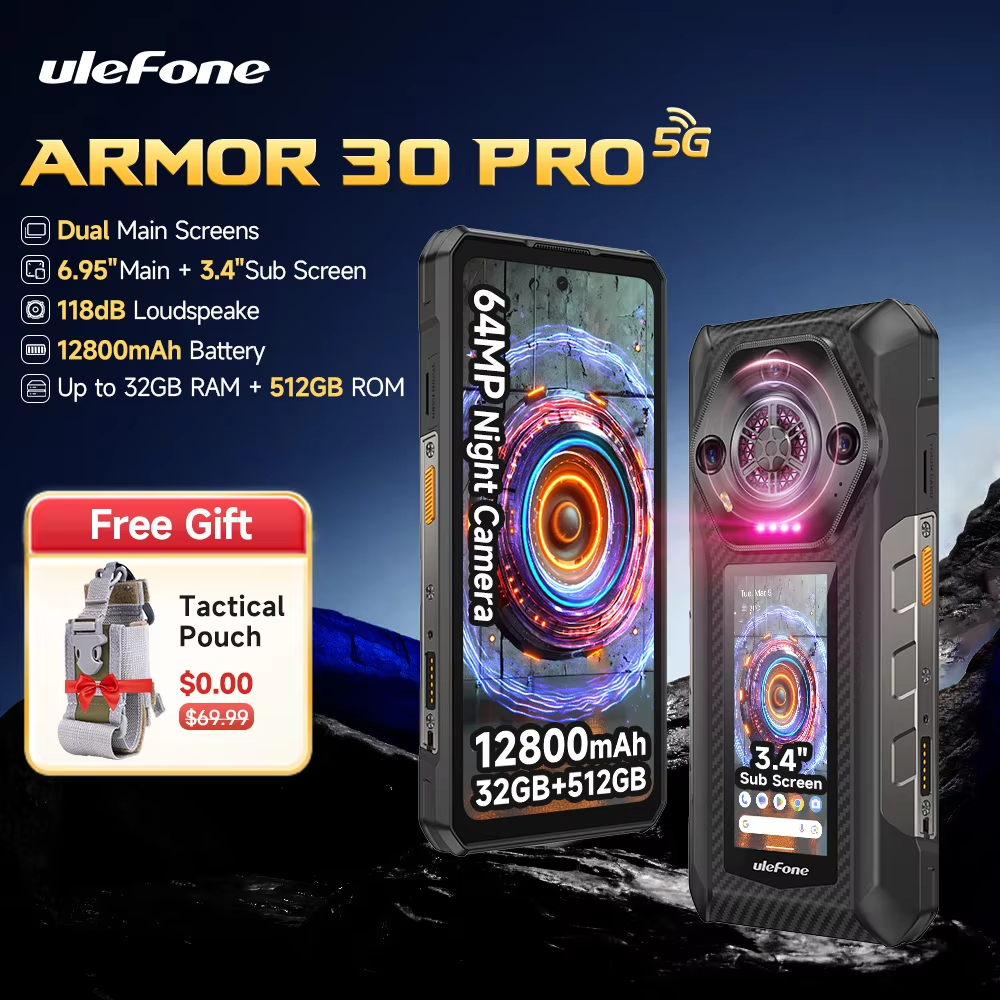 Ulefone Armor 30 PRO, nuevo smartphone 5G con imagen térmica